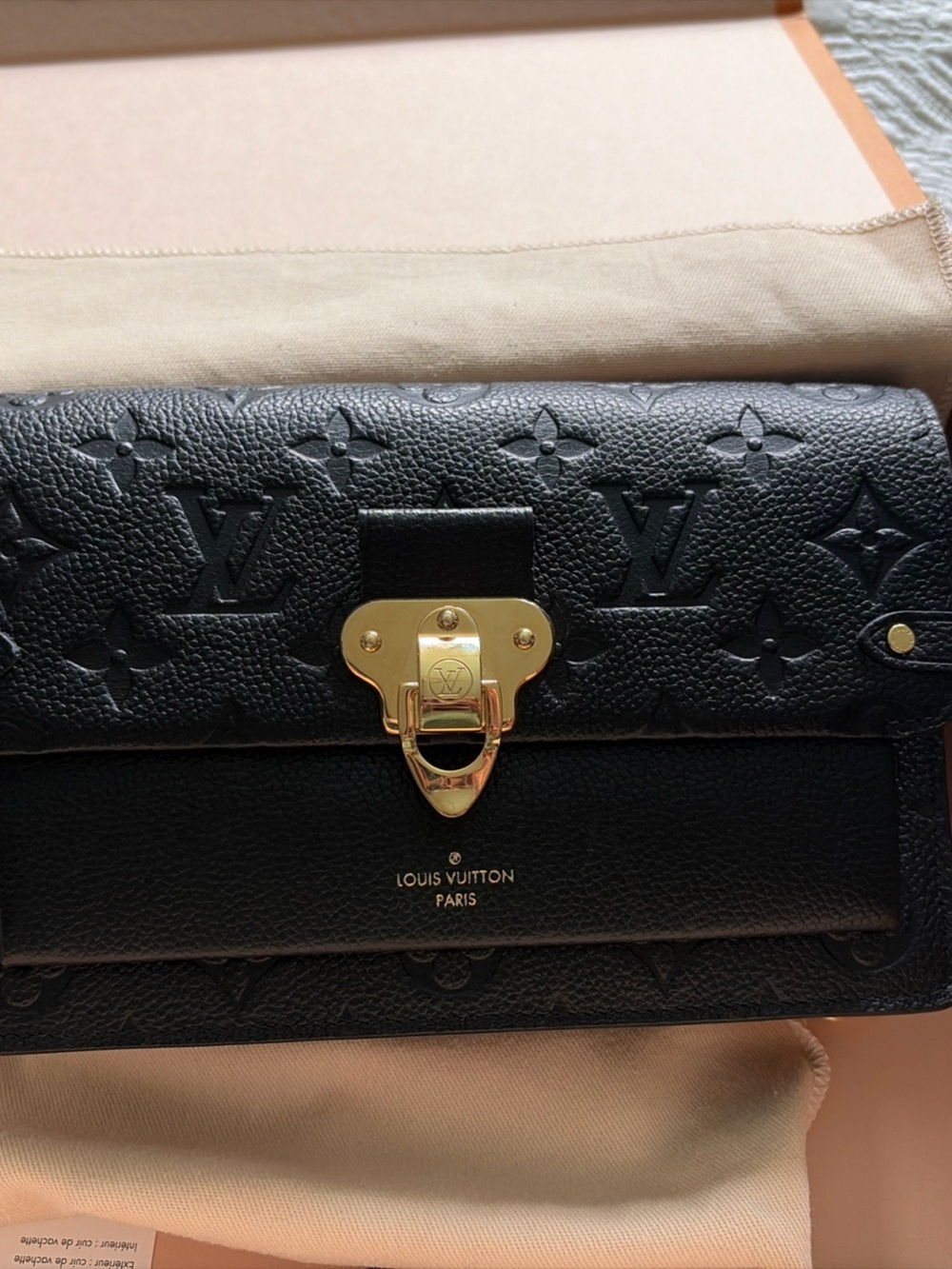 Louis Vuitton  Empriente Leather Vavin Wallet On Chain
